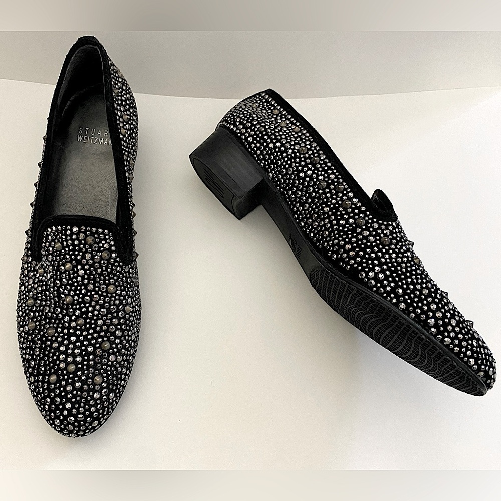 ✨HP✨ STUART WEITZMAN studded Slipbead Smoking Slipper - Picture 9 of 9